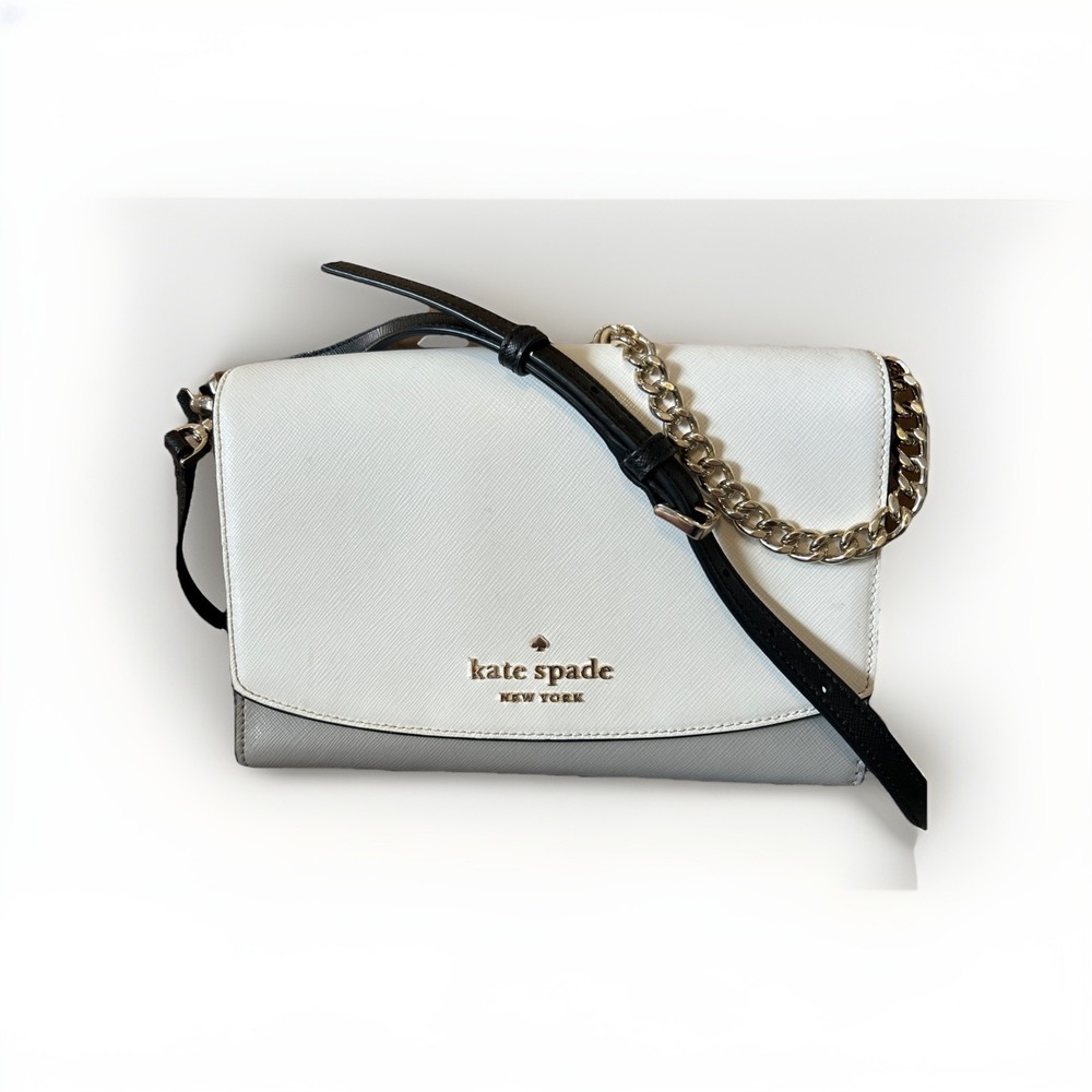 kate spade new york 2WAY Bag - Grey/white Ladies